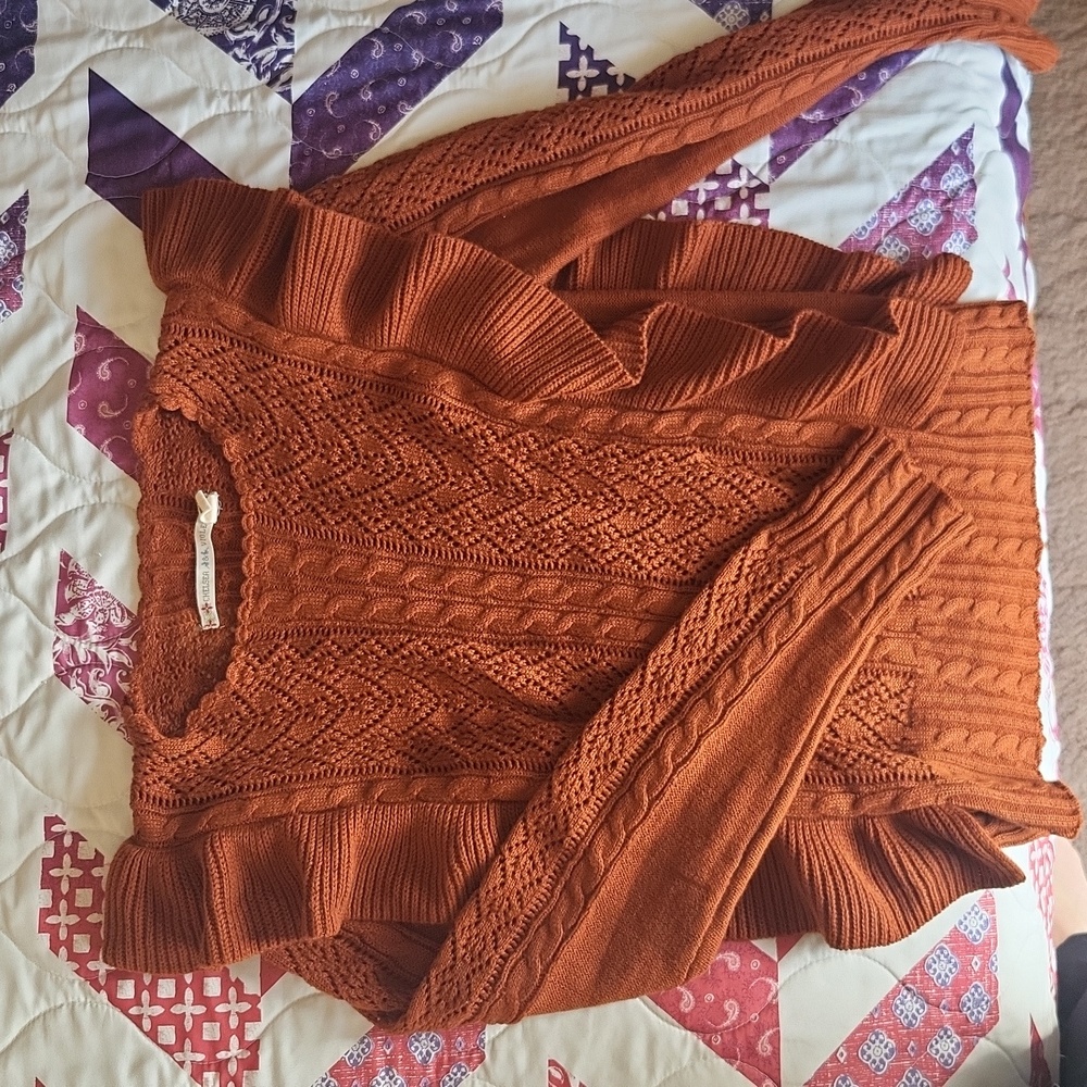 Chelsea & Violet ruffled sweater
